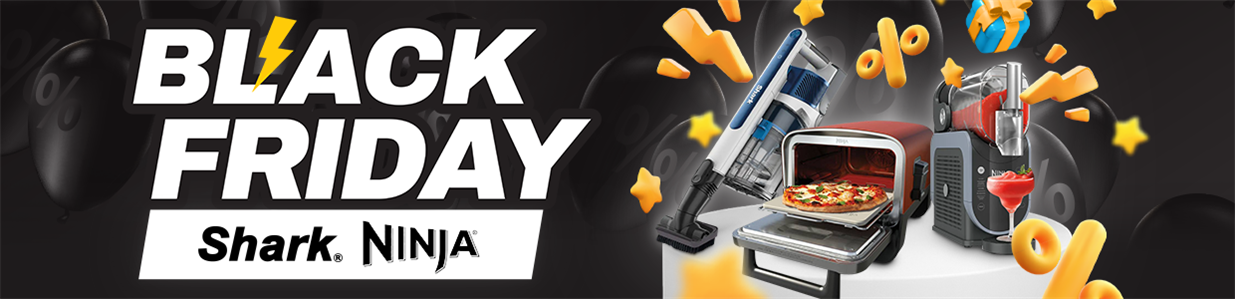 Black Friday se značkami Shark a Ninja